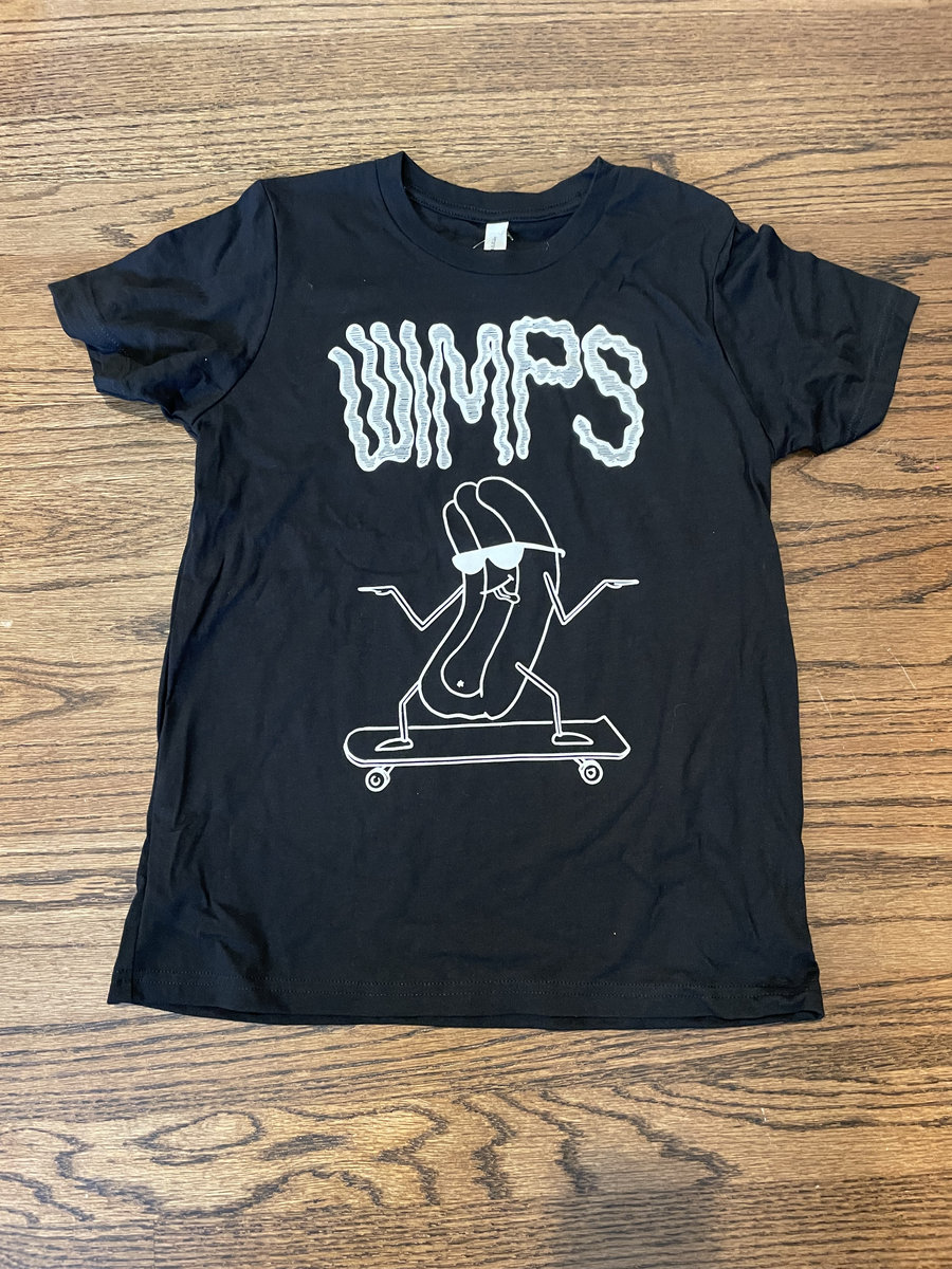 Skateboarding Hot Dog Shirt (Black) wimps
