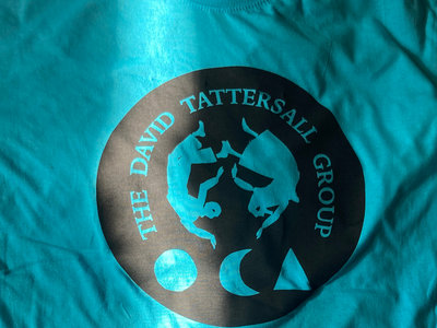 100% cotton t-shirt in Atoll Blue with The David Tattersall Group logo main photo