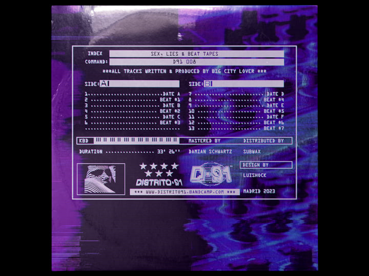 その他 Sex and Travel [CD] Sex, Lies & Beat Tapes | Big City Lover | DISTRITO 91