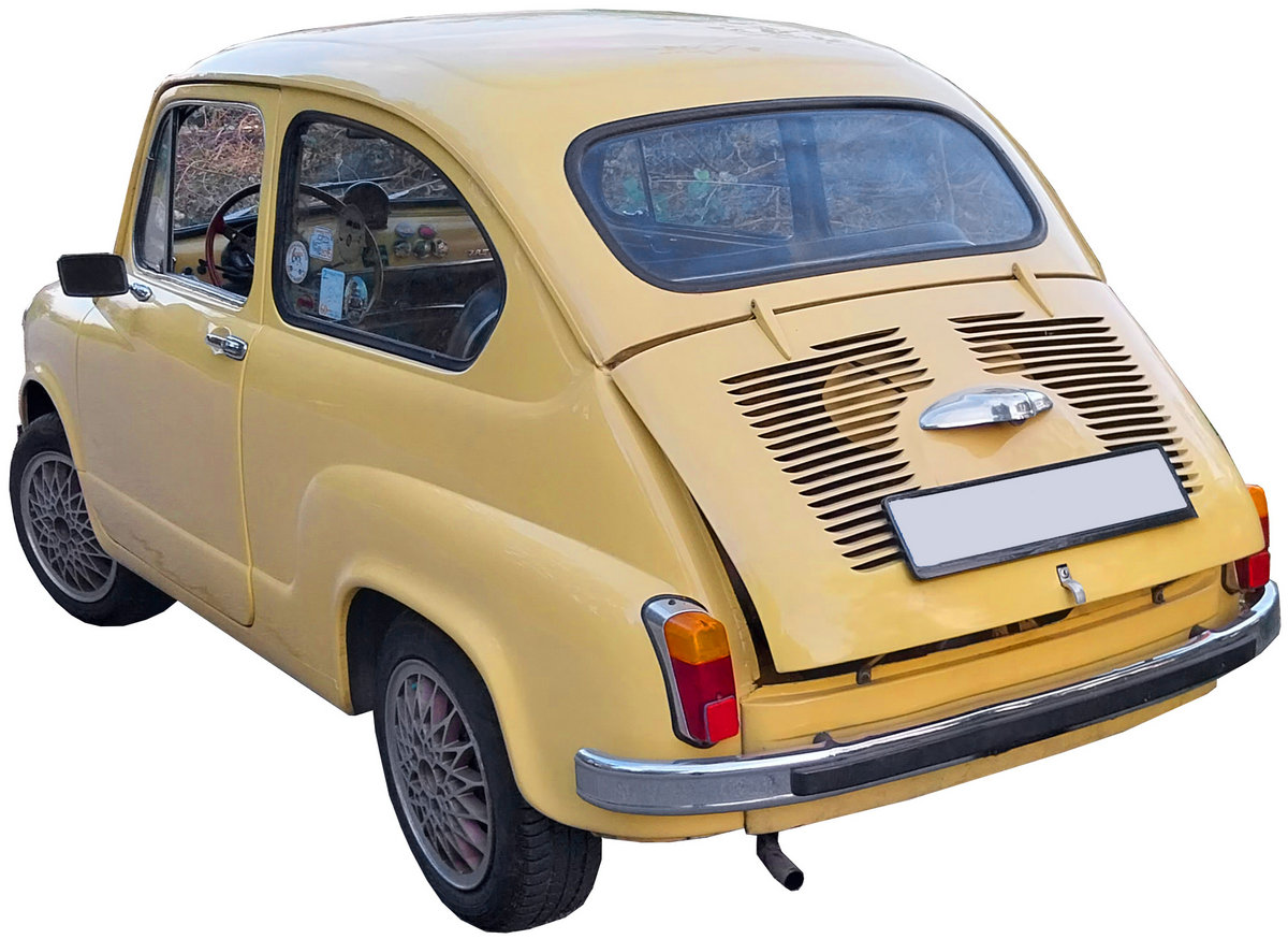 Fiat 600 1955 city car photo detail