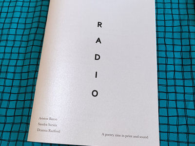 Radio – Issue No.1 main photo