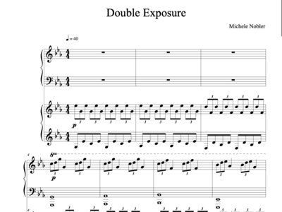 Double Exposure - Piano Sheet Music main photo