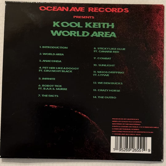 World Area | Kool Keith | Ocean Ave Records