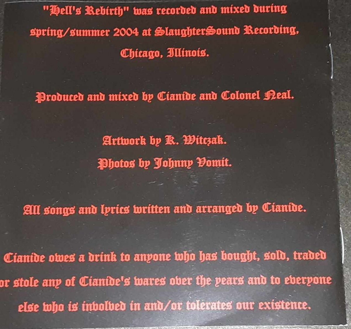 Hell's Rebirth | CIANIDE