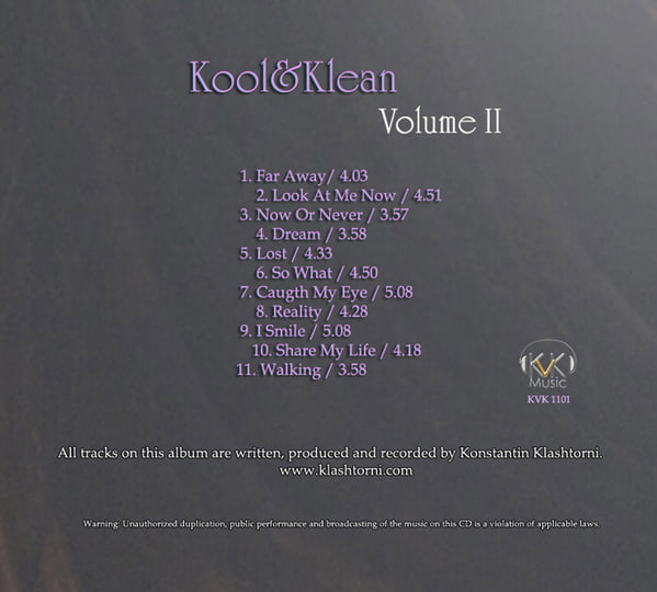 Kool&Klean - Volume II | Konstantin Klashtorni