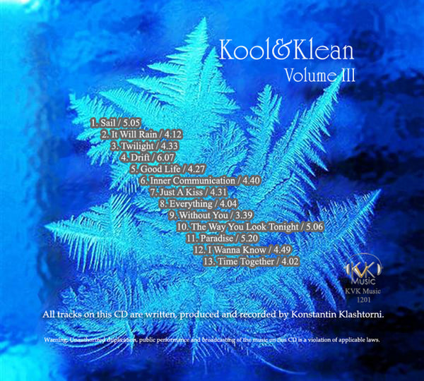 Kool&Klean - Volume III | Konstantin Klashtorni