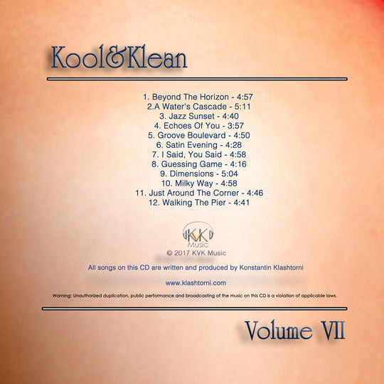 Kool&Klean - Volume VII | Konstantin Klashtorni