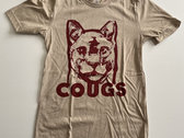 COUGS T-Shirt (maroon on tan) photo 