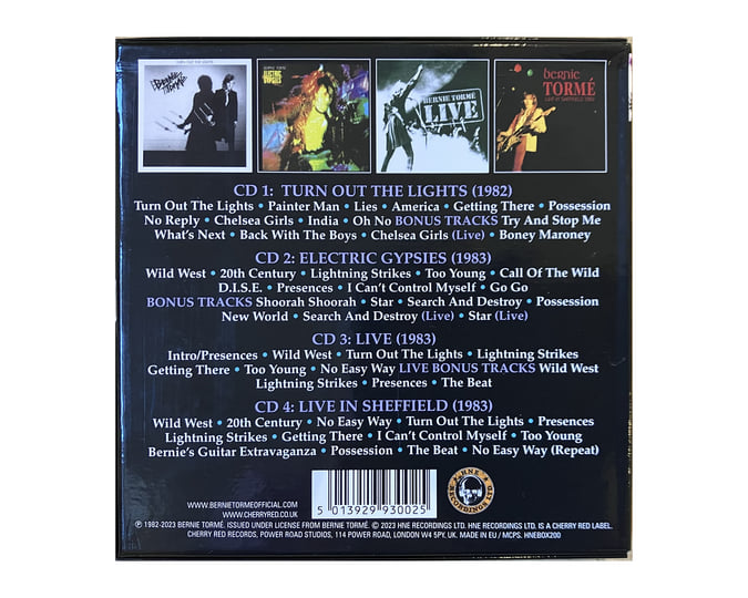 Lightning Strikes, 4 Disc Box Set | Bernie Torme