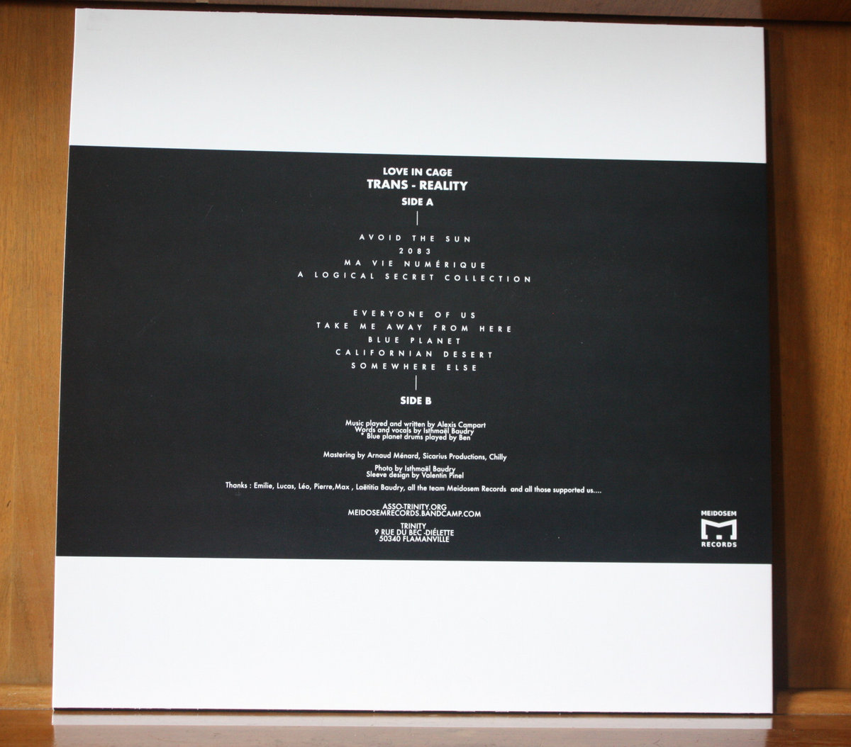 Trans Reality Love In Cage Meidosem Records