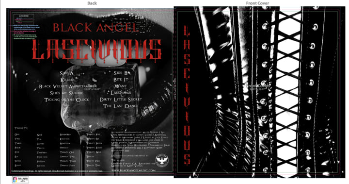 GOD ONLY KNOWS ANGEL ヴィンテージブラック BLACK ANGEL - 'LASCIVIOUS' | Black Angel