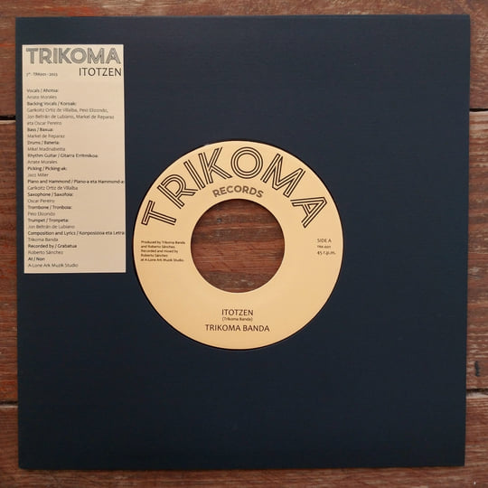 7'' Trikoma Banda - Itotzen | A-LONE REGGAE SHOP