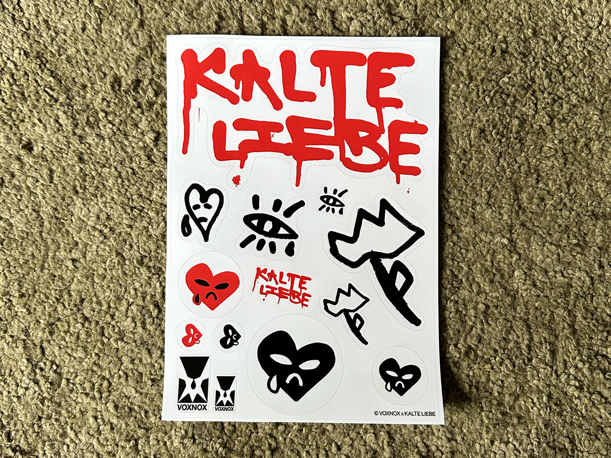 Kalte Liebe Sticker Sheet Kalte Liebe