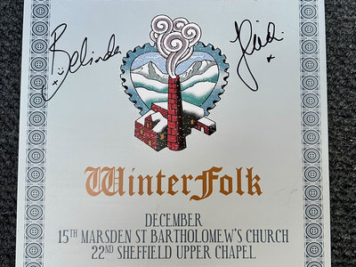 SIGNED WINTERFOLK 2023 A3 POSTER Limited Edition (20) main photo