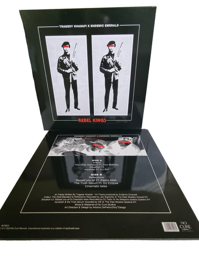 TRAGEDY KHADAFI × ENDEMIC EMERALD (LP) Rebel Kings | Tragedy Khadafi X Endemic Emerald | No Cure Records