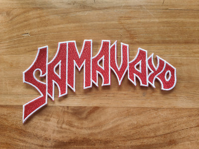 Logo patch (embroidered, laser cut)