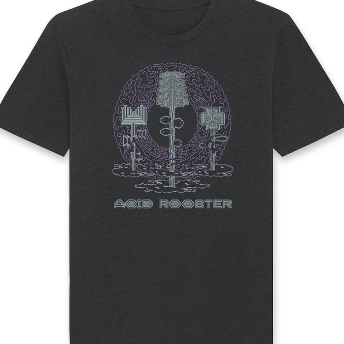 "F&DS" - T-Shirt in dark heather grey