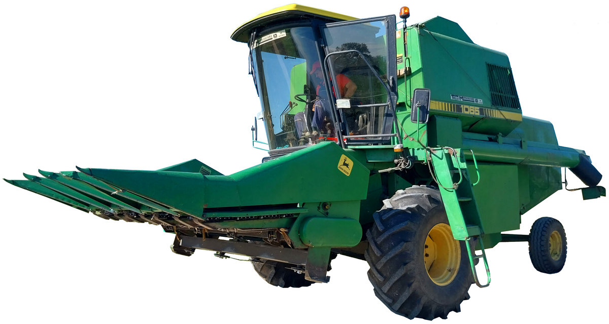 John Deere 1065 1981 combine harvester photo detail