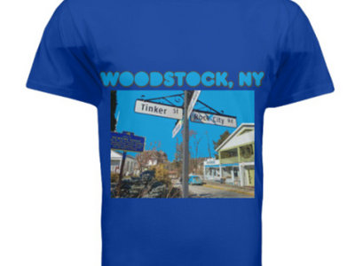 Woodstock, NY Noteworthy Towns Series Out In The Woods T Shirt main photo
