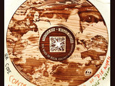 LIMITED "DIE WHEN I'M HIGH (HALFWAY TO HEAVEN)" WOOD DISC (SIGNED BY MICAH AND WILLIE NELSON) photo 