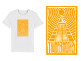 Temple Linocut Tee (w. art from 'The Universe Has Moved Beyond You') photo 