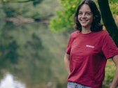 Red embroidered & organic Rewind t-shirt photo 