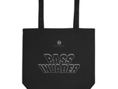 Bass Invader Black Eco Tote Bag photo 