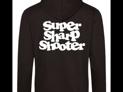 Super Sharp Shooter Hoodie - new style//Black with white logo main photo