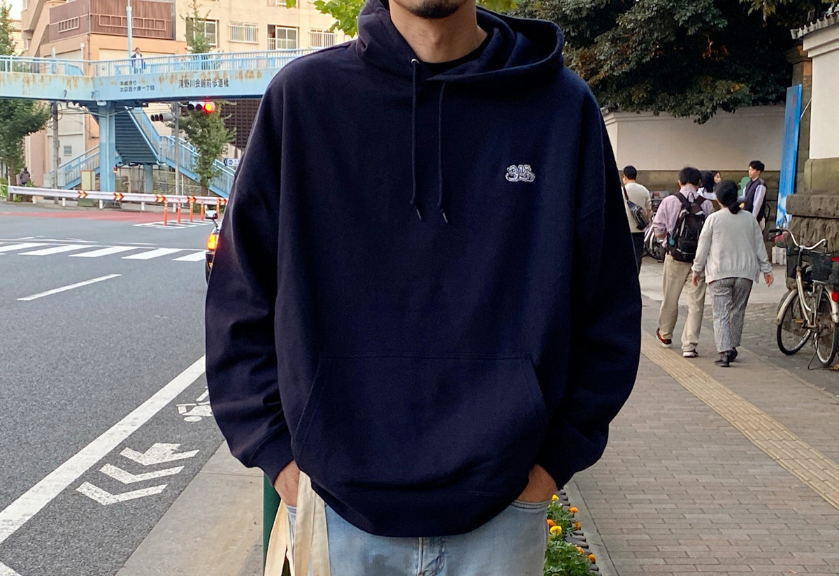 3LA Logo Embroidery Hoodie (Green) | 3LA -LongLegsLongArms Records-