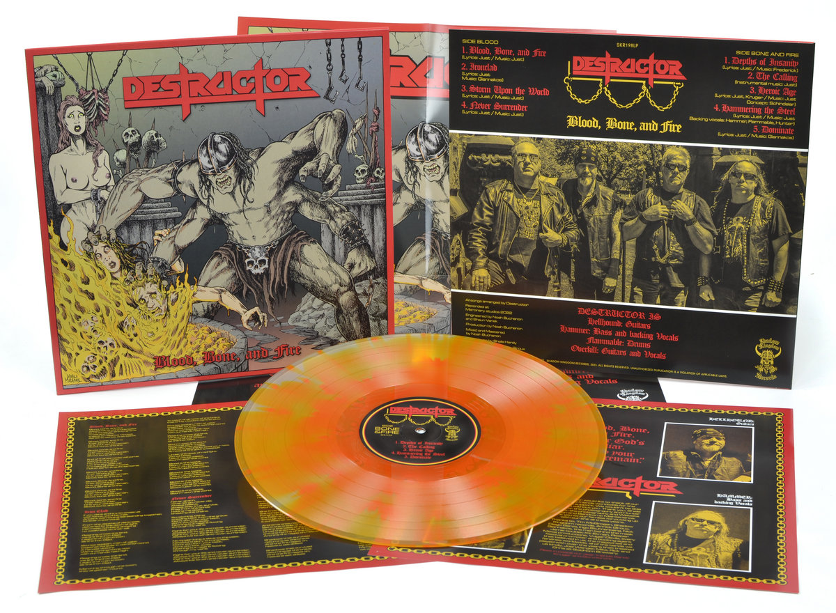 Blood, Bone, And Fire | DESTRUCTOR | Shadow Kingdom Records