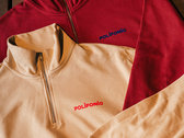 Red Earth & Electric Blue Polifonic Logo Sweater with zip photo 