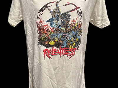 "Relentless" white t-shirt main photo