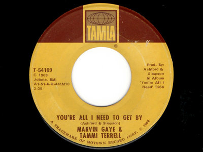YOU'RE ALL I NEED TO GET BY - MARVIN GAYE & TAMI TERRELL - VG+ (DETROIT MOTOWN SOUL) main photo
