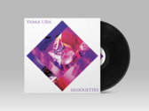 1 of 10 LTD ED. YAMA UBA Black Duo T-Shirt  Bundle - Customized Hand Painted / Purple Ink Swirl  + Signed LP and Print photo 