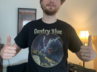 Gentry Blue Dark Wizard and Dragon Shirt main photo