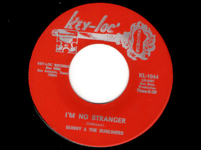 IM NO STRANGER - SUNNY AND THE SUNLINERS - NM (RARE VERSION BY SUNNY OZUNA) main photo