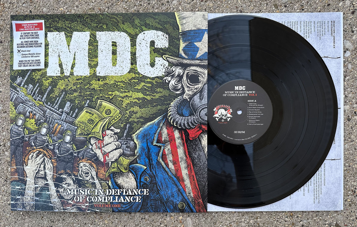 Music In Defiance of Compliance - Volume One LP | MDC