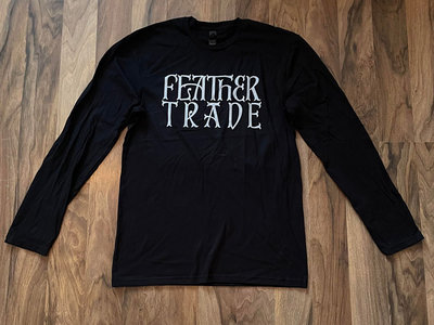 Long Sleeve Feather Trade Tee in Black main photo