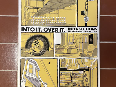 Into It. Over It. - Intersections 10 Year Tour - 18" x 24" Screen Printed Poster main photo