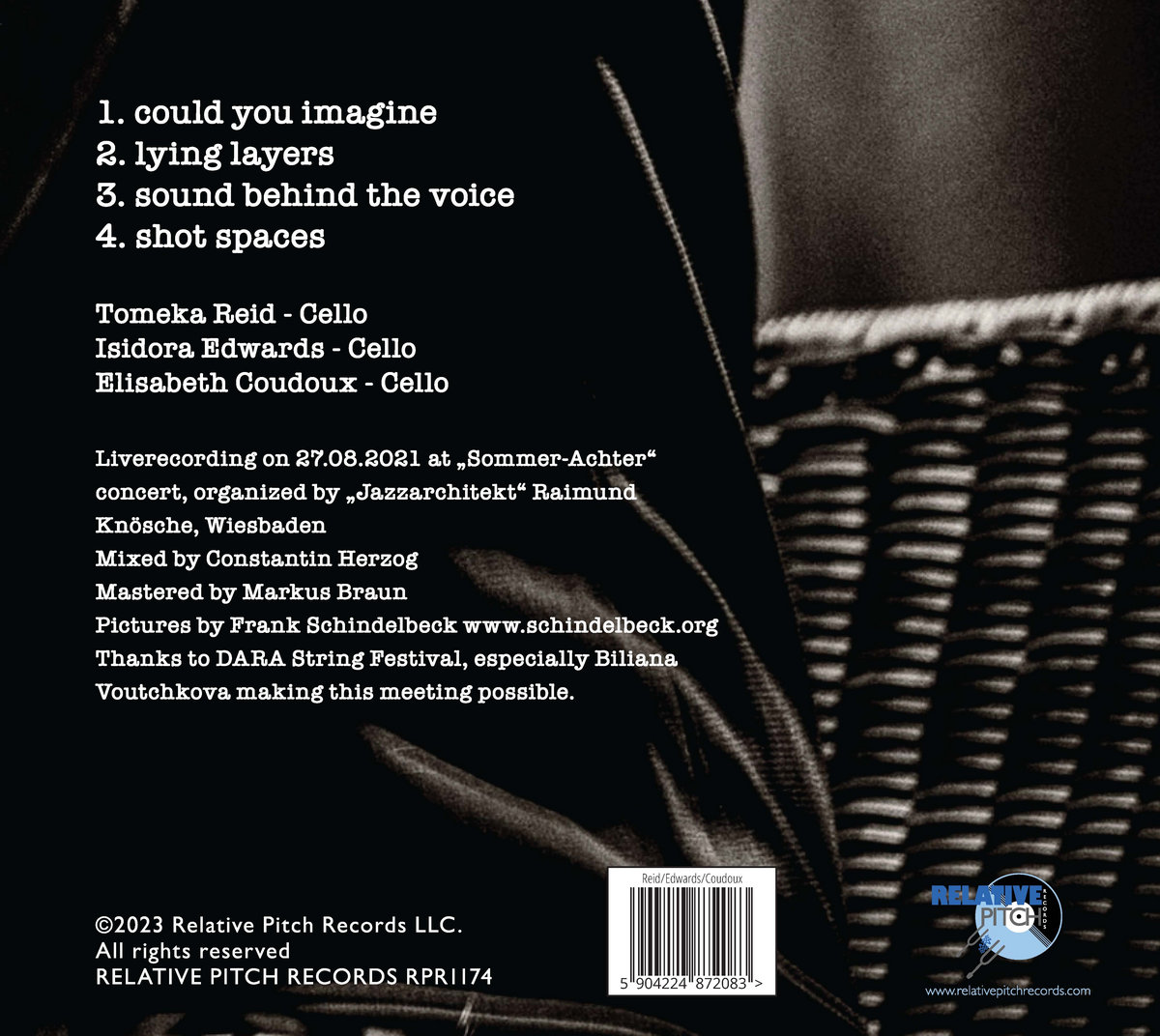 Reid/Edwards/Coudoux | Tomeka Reid, Isidora Edwards