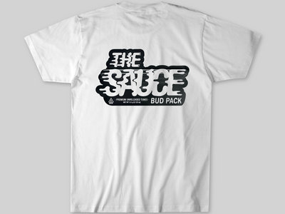 LIMITED EDITION BUNDLE - White 'Bud Pack' T-Shirt (Black Print) + 10 UNRELEASED TRACK DIGITAL DUB PACK main photo