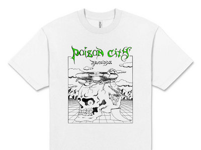 POISON CITY 'Spiral Skull' T-Shirt main photo