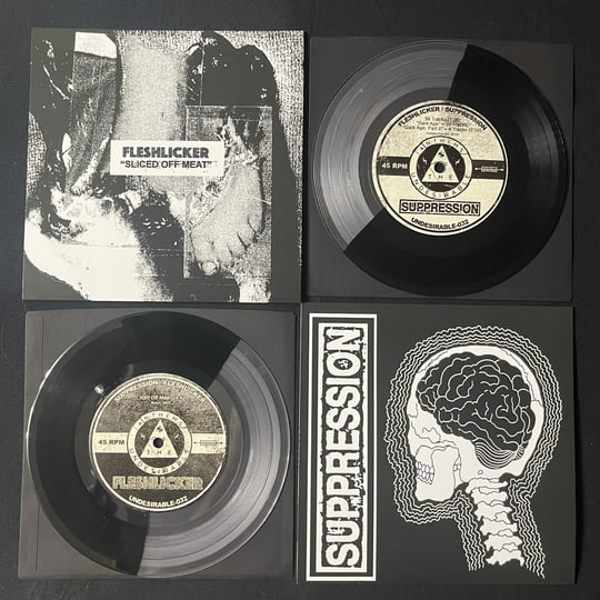 Fleshlicker / Suppression - Split EP (Undesirable-032