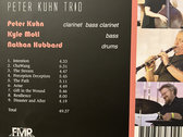 Peter Kuhn Trio - Intention CD photo 