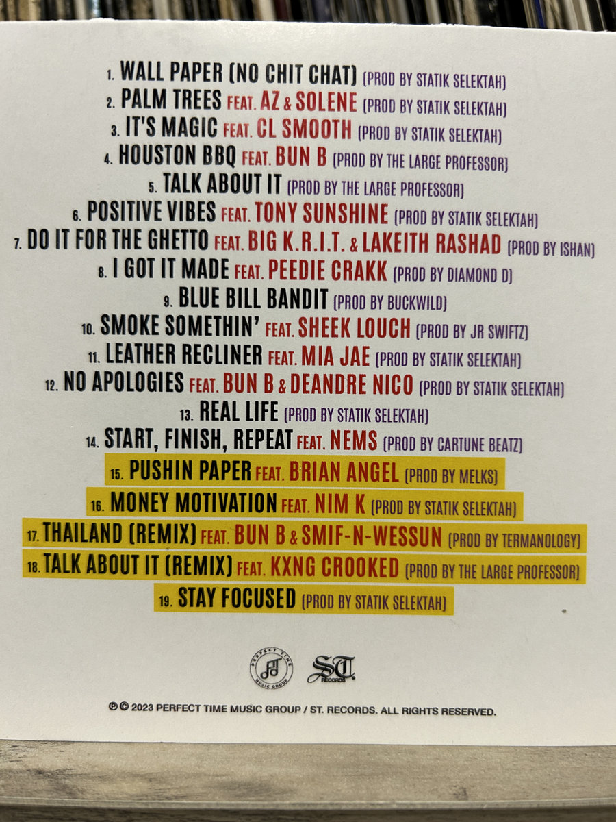 Start, Finish, Repeat (Deluxe) | Paul Wall & Termanology | Termanology