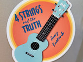 Amy Kucharik "4 Strings and the Truth" Ukulele Magnet photo 