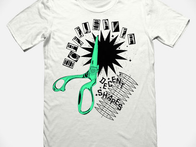 Decent Shapes T-shirt - Green on White main photo