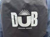 Black cotton bag Dub Sunburst print in white photo 