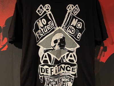 Defiance Punk Gang (S/S) Grey and White on Black main photo