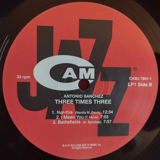 Three Times Three | Antonio Sanchez | Cam Jazz